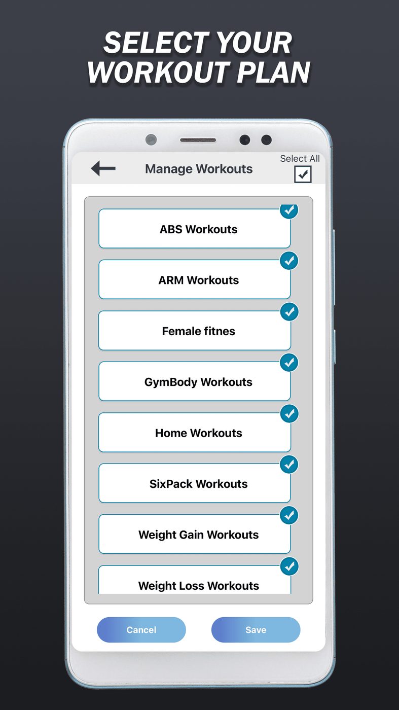 Fitness Pro Workouts Food Diet screenshot